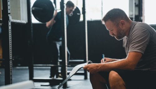 Coach Taking Notes Bakker Sports Chagen